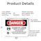 Signmission Radiation & Laser Sign, 7 in H x 10 in W, Aluminum, Rectangle OS-2PACK-DS-A-710-L-1419 - alternate 4
